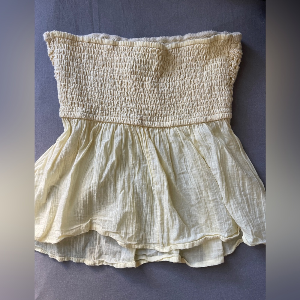Hollister Flowy Crochet Tube Top - Picture 2 of 3